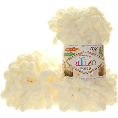 Alize Puffy světle krémová 62
