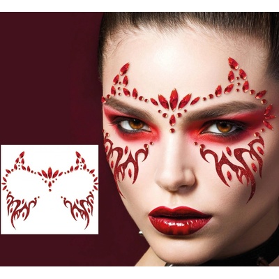 Guirca nalepovací kamínky na obličej démon – Hledejceny.cz