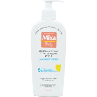 Mixa Baby Soap-Free Surgras Gel for Body & Hair 400 ml