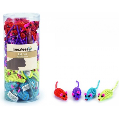 Beeztees Hračka myš se zlatou nitkou Glammy 5cm