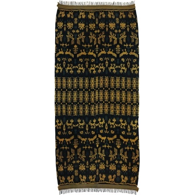 Ikat Sumba přehoz na postel tkaná textilie 250 x 100 cm