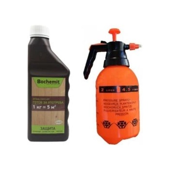 Image 1 of Bochemit - Чехия КОМПЛЕКТ: БОХЕМИТ Оптимал Форте за защита на здраво дърво, 1 кг + Ръчна пръскачка 1.5 л (528-18350)