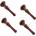 Noctua Антивибрационни елементи Noctua - NF-FANSLCS4, 4 броя, кафяви (NF-FANSLCS4)