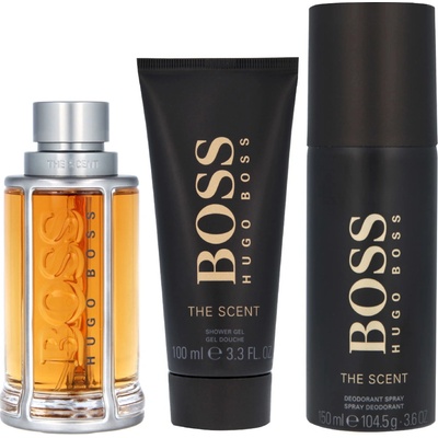 Hugo Boss Boss The Scent EDT 100 ml + dezodorant 150 ml + sprchový gél 100 ml darčeková sada