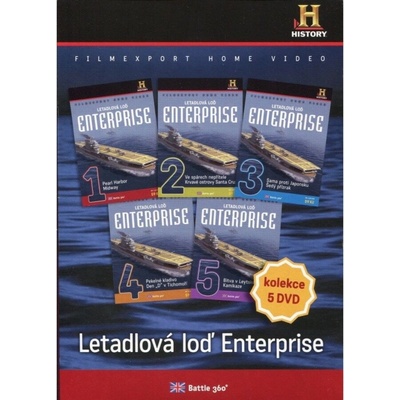set - Letadlová loď Enterprise 1.- 5. DVD