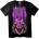 NOONEBRAND Тениска Лилав Митичен воин - 7XL, Black