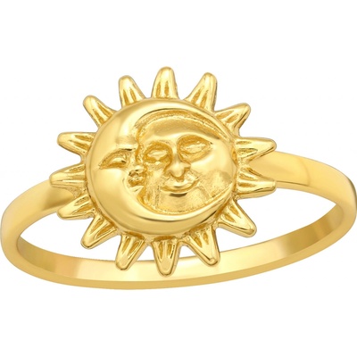 Lunica Stříbrný prsten SLUNCE A MĚSÍC 0424 6