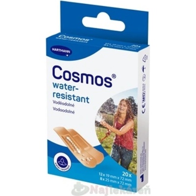 Cosmos Water-resistant vodeodolná náplasť na rany 2 veľkosti 20 ks