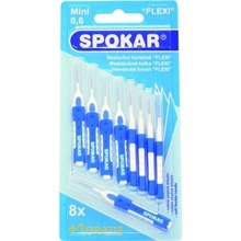 Spokar medzizubné kefky Mini, držadlo 0,6 mm 8 ks