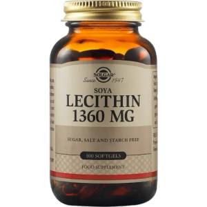 Solgar Lecithin 1360 mg, 100 softgels