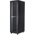 Gunko ELGT 20U 600x800 мм. , 19" Комуникационен шкаф със стъклена врата, черен (ELGT20U6080BL111)