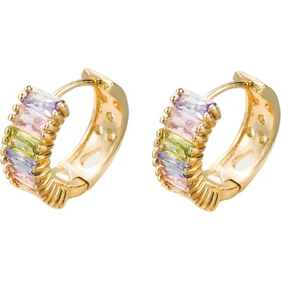 HARAHU Обици ai-28360 - Златна / Многоцветен kp28360 (ai-28360)