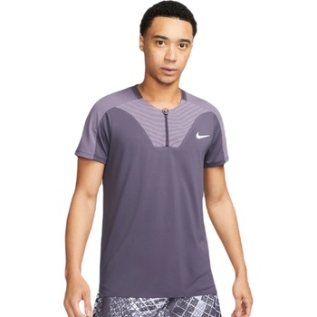 Nike Мъжка тениска с якичка Nike Dri-Fit Advantage Slam Tennis Polo - Лилав