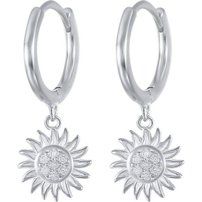 Silenti Jewelry Сребърни обеци "Лъч