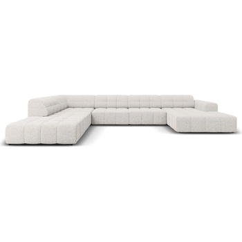 Cosmopolitan Design Светлосив ъглов диван (ляв ъгъл/"U") Chicago - Cosmopolitan Design (COS_UL_140_F1_CHICAGO5)