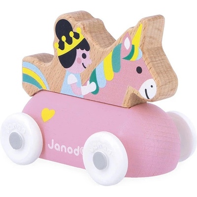 Janod Дървена количка Janod Cross Roads - Принцеса (J05921)