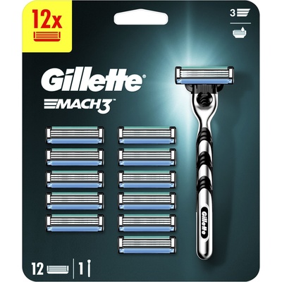 Gillette Mach3 + 11 ks hlavic