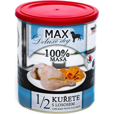 Max Adult 1/2 kuřete s lososem 800 g