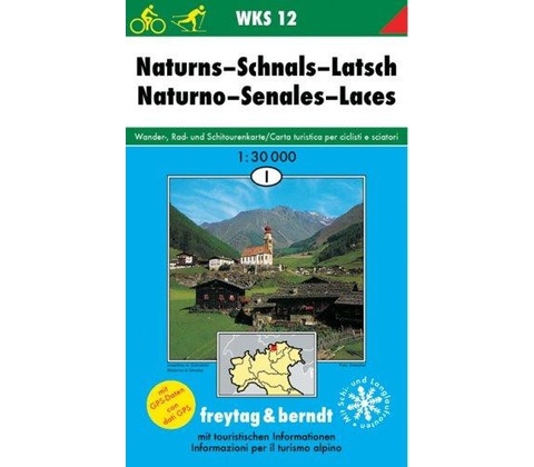 Turistická mapa Naturns