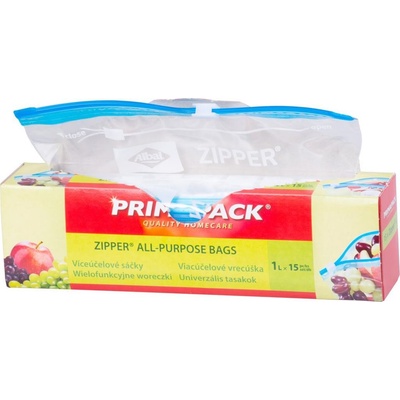 PRIMAPACK Zipper® Víceúčelové sáčky 1 l, 15 ks