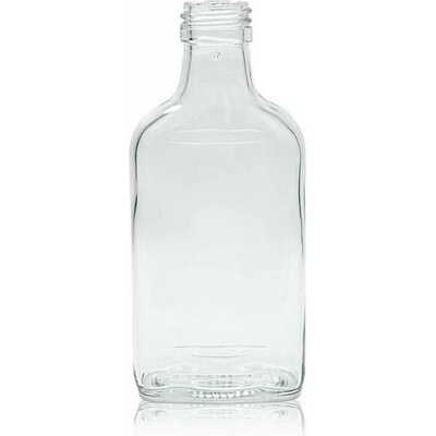 Skloobaly Skleněná lahev placatka 200 ml - PP 28 – Zboží Dáma