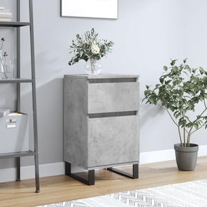 vidaXL Бюфет бетонно сив 40x35x70 см инженерно дърво (831172)