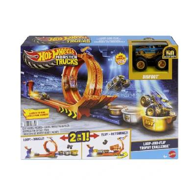 Dráha se smyčkou Hot Wheels Monster Trucks