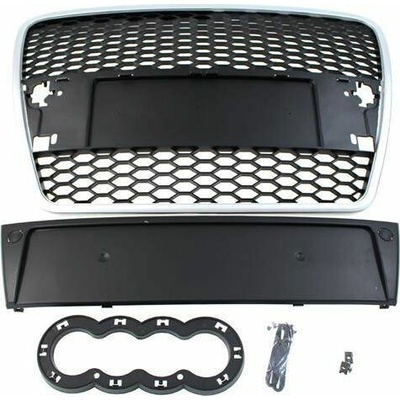 MTuning_F GRILL AUDI A6 C6 RS-STYLE STRIEBORNO-ČIERNA (04-09)