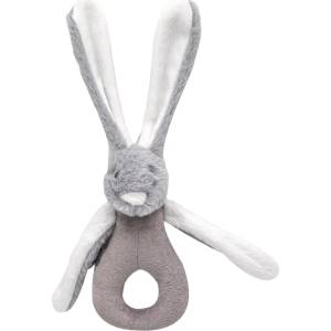 BabyJem Бебешка дрънкалка BabyJem - Заек, 29 х 27 cm, сив (842)