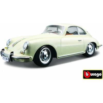 Bburago Porsche 356B Coupe 1961 Ivory 18 22079 1:24