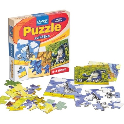 GRANNA zvířátka 4v1 4,6,9,12 dielov