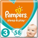 Pampers Sleep&play 3 58 ks