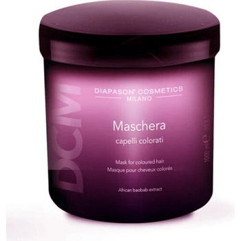 Diapason cosmetics milano Подхранваща маска за боядисана коса DCM Coloured Hair Mask 1000ml