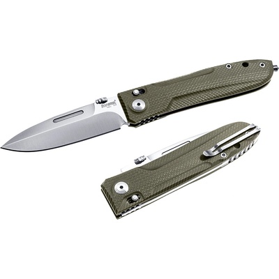 LionSteel 8710 GR Big Daghetta čepel ocel D2,rukojeť G10