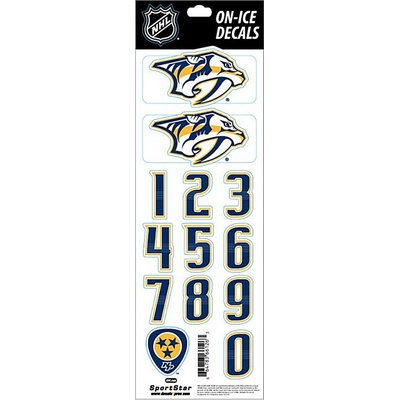 Sport Star Nálepky na prilbu Nashville Predators NHL Decals
