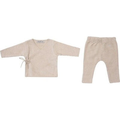 Witlof for Kids Set oblečenia soft Sand velvet rib
