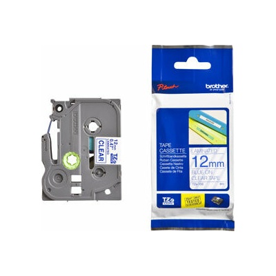 Páska BROTHER TZ133 Blue On Clear Tape (12mm)