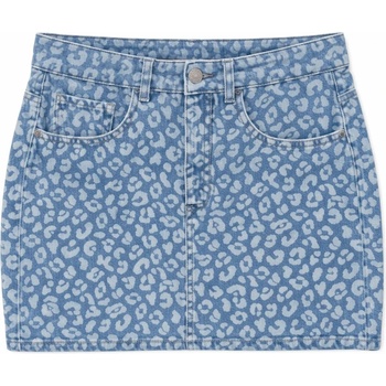 Mazine Дамска пола Mazine Women's Printed Denim Mini Skirt - Light Blue Wash (113-1265-0112)