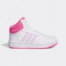 adidas Hoops 3.0 Mid K cloud white/orchid fusion/lucid pink biela