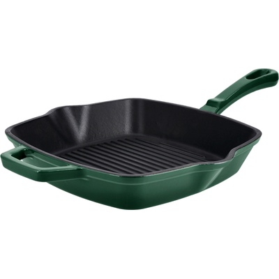 Silvercrest Liatinová panvica Premium hranatý, zelená 100409824