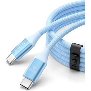 ORICO Кабел с бързо зареждане за устройства с USB-C порт - Orico CDX USB-C to USB-C Fast Charging Cable 100W (син) (100 см) (CDX-100W)