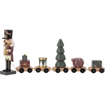 Bloomingville Дървен свещник с коледен мотив Vadim - Bloomingville (82051513)