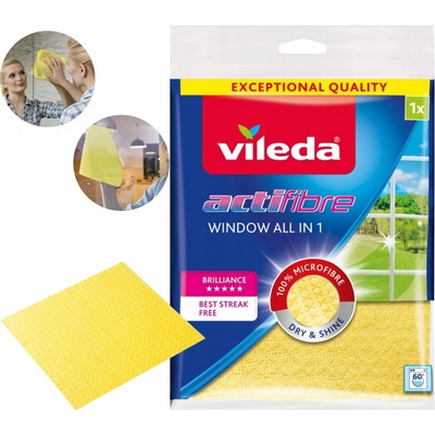 Vileda actifibre utierka na sklo 1 ks