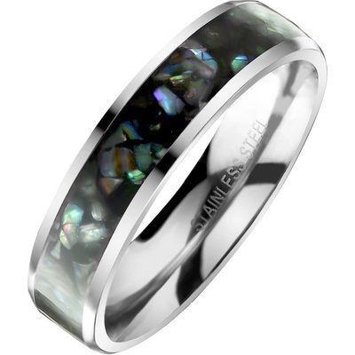 Šperky4U Dámský snubní prsten vykládaný perletí OPR1953