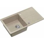 Quadron Вградена мивка Quadron Pop Tony 111 от композит, пясъчно бежова, 78x45 см (HTO7845BEK) Мивка за вграждане