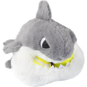 Gimborn GimDog играчка за кучета плюшена акула с 2 топки Сива