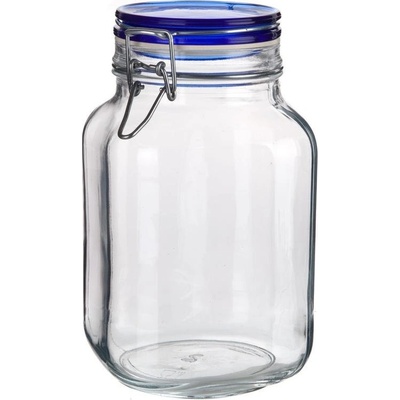 Bormioli Dóza skleněná Fido Blue 2 l