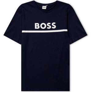Boss Тениска Boss Kids Large Logo T-Shirt, Logo Design - Navy 849 - sportihobi - 61,59 лв
