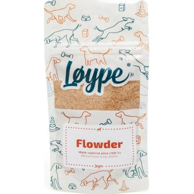 Løype Loype Flowder moučka z vepřových plic 50 g
