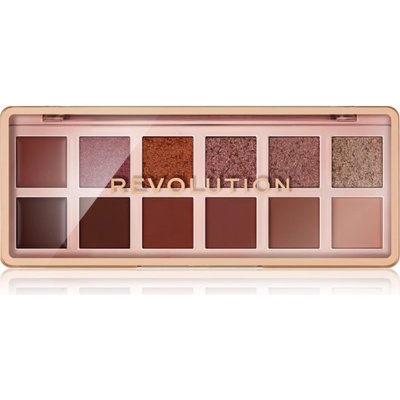 Makeup Revolution The Icon Palette paletka očních stínů The True Icon Bronze Palette 12x0.7 g – Sleviste.cz